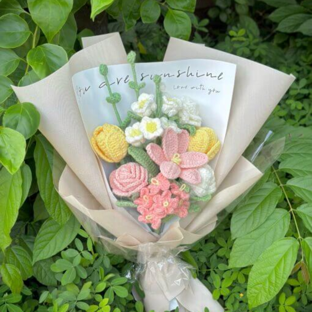Flowers Bouquet Crochet Pattern