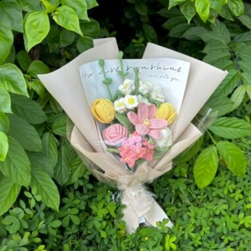 Flowers Bouquet Crochet Pattern