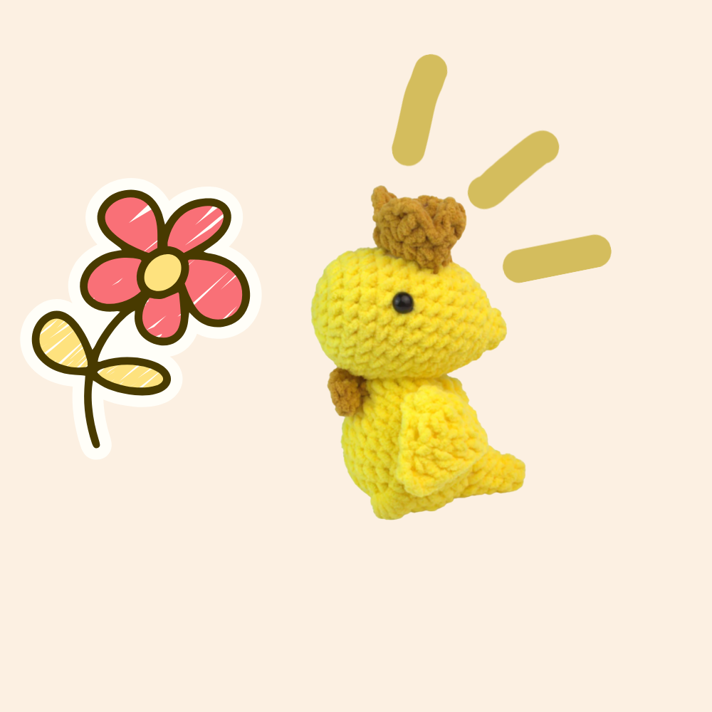 Playful Troodontidae Crochet Pattern