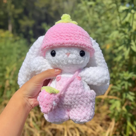 Strawberry Pop Bunny Crochet Pattern