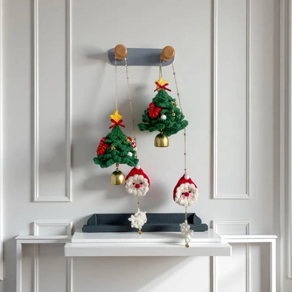 2-in-1 Christmas  Hanging Ornaments Crochet Pattern