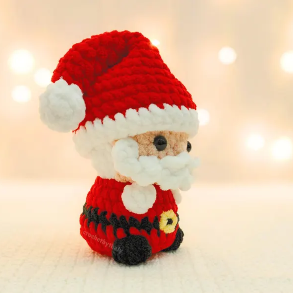 Jolly Santa Plush Crochet Pattern