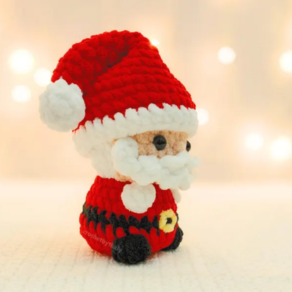 Jolly Santa Plush Crochet Pattern