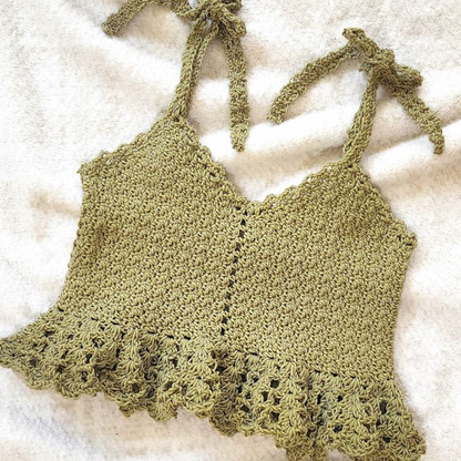 Bloom & Shine Top Crochet Pattern