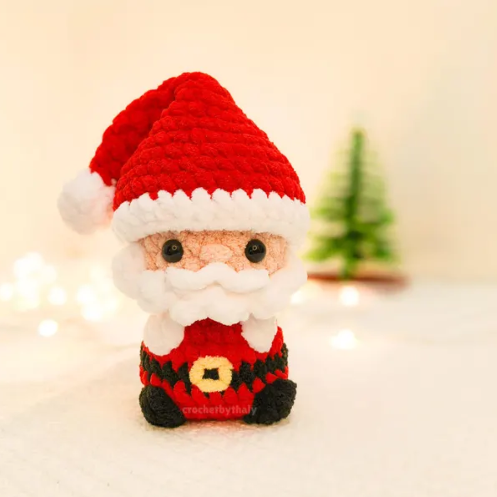 Jolly Santa Plush Crochet Pattern