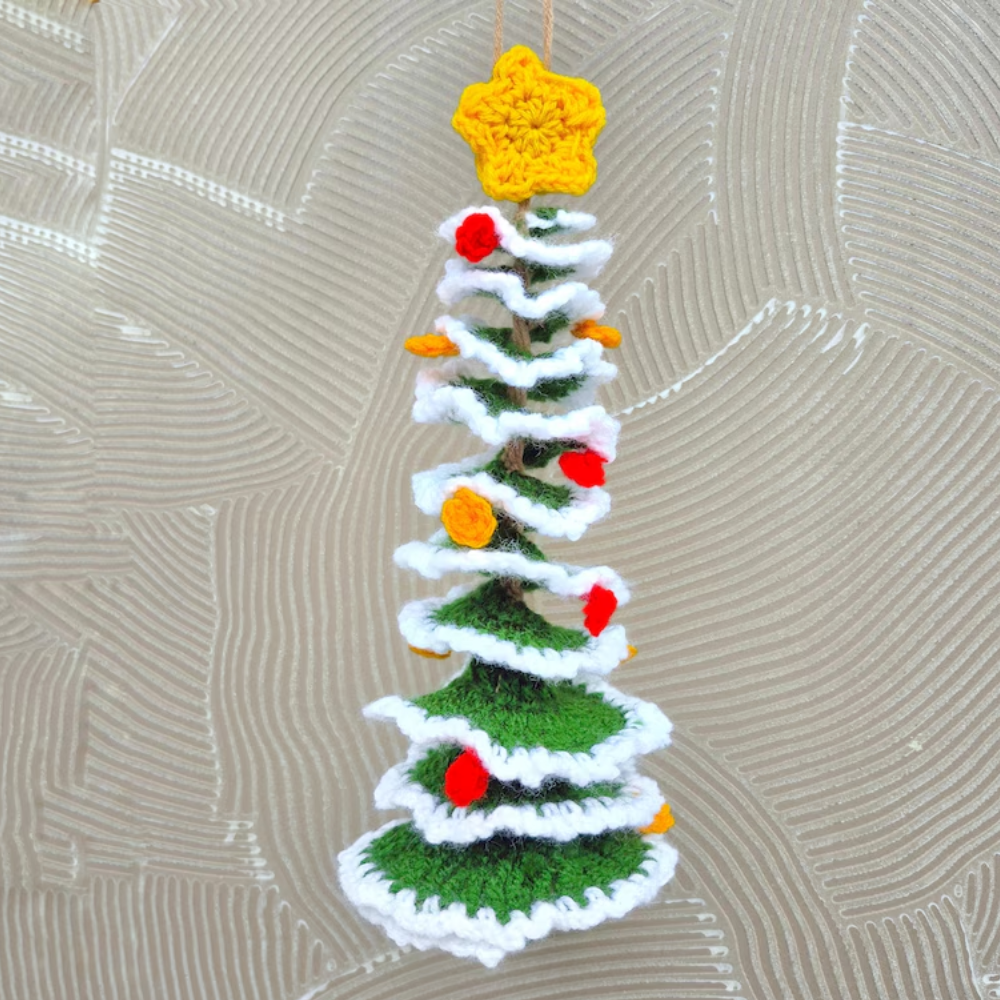 Christmas Tree  Wind Spinner Crochet Pattern