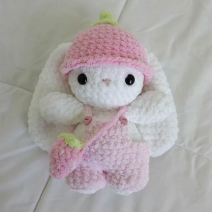 Strawberry Pop Bunny Crochet Pattern
