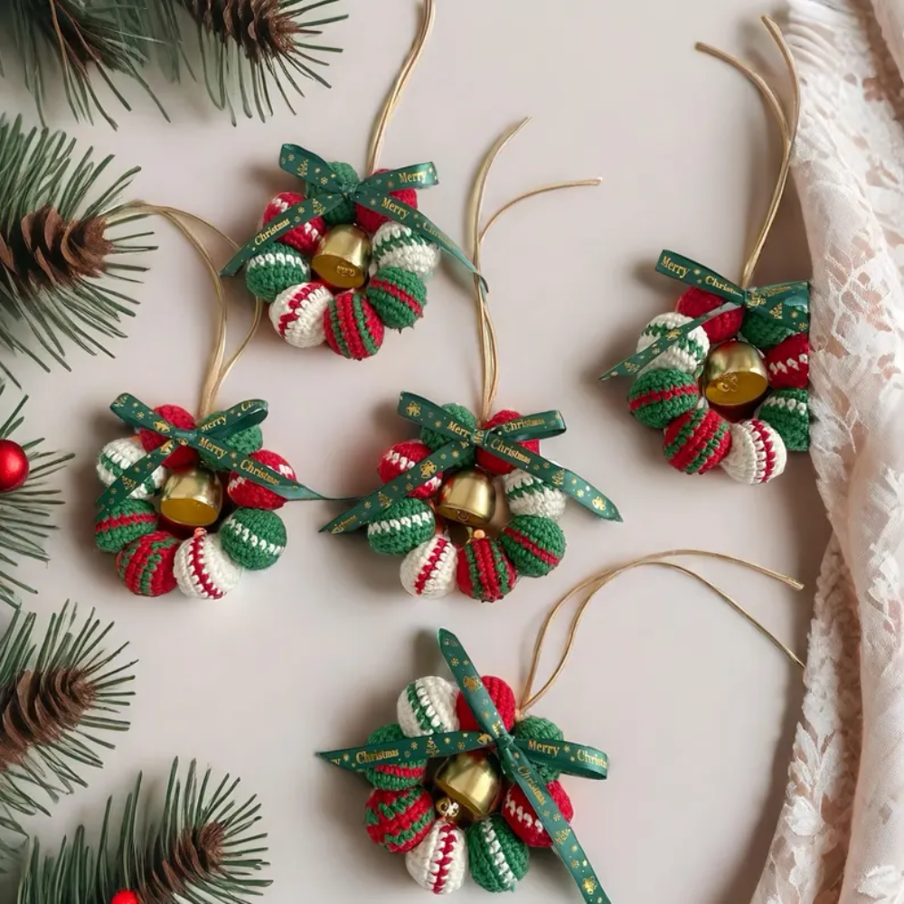 2-in-1 Christmas  Hanging Ornaments Crochet Pattern