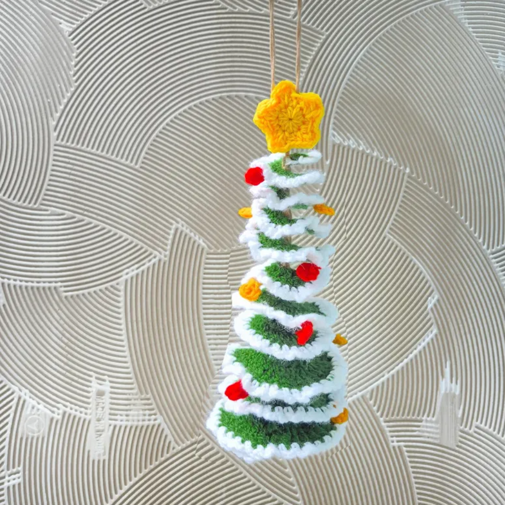 Christmas Tree  Wind Spinner Crochet Pattern