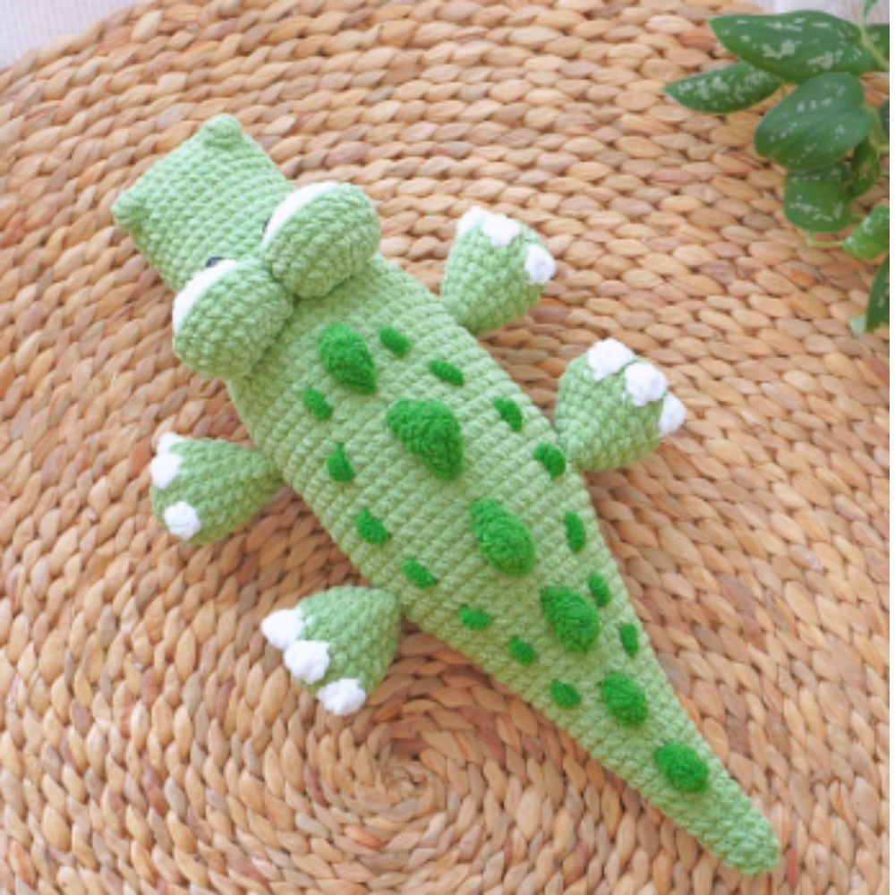 Chubby Crocodile Crochet Pattern