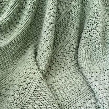 Field and Forest Crochet Throw Crochet Pattern