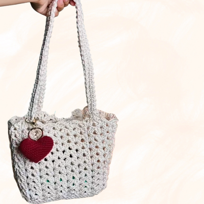Lacy Tote Bag Crochet Pattern