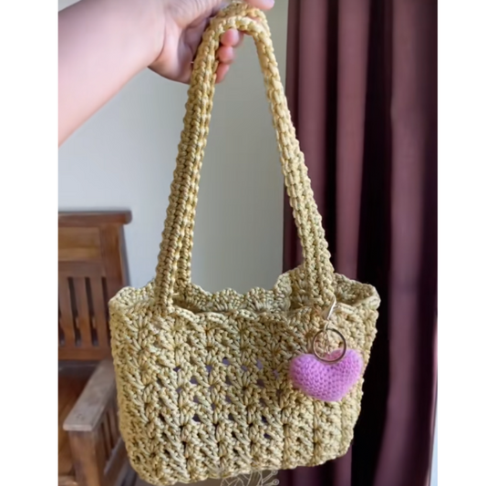 Lacy Tote Bag Crochet Pattern