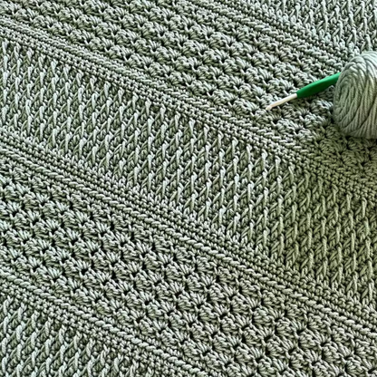 Field and Forest Crochet Throw Crochet Pattern