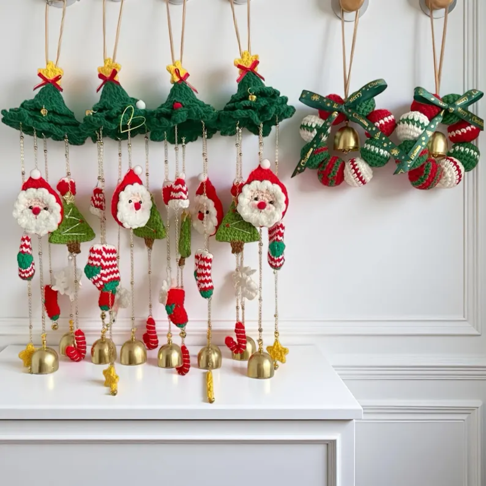 2-in-1 Christmas  Hanging Ornaments Crochet Pattern