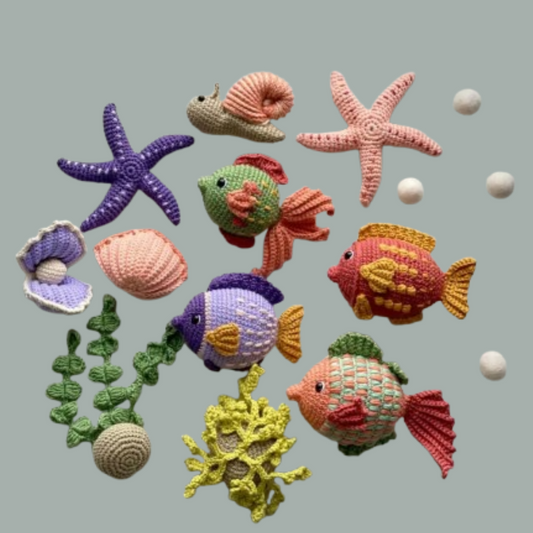 Ocean Treasures Crochet Pattern Set