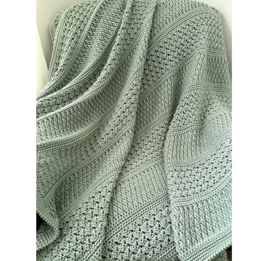 Field and Forest Crochet Throw Crochet Pattern