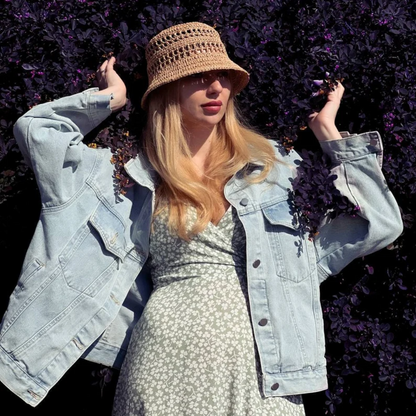Noir Breeze Bucket Hat Crochet Pattern