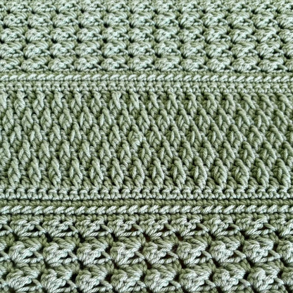 Field and Forest Crochet Throw Crochet Pattern
