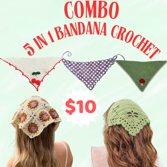 5-in-1 Bandana Crochet Pattern