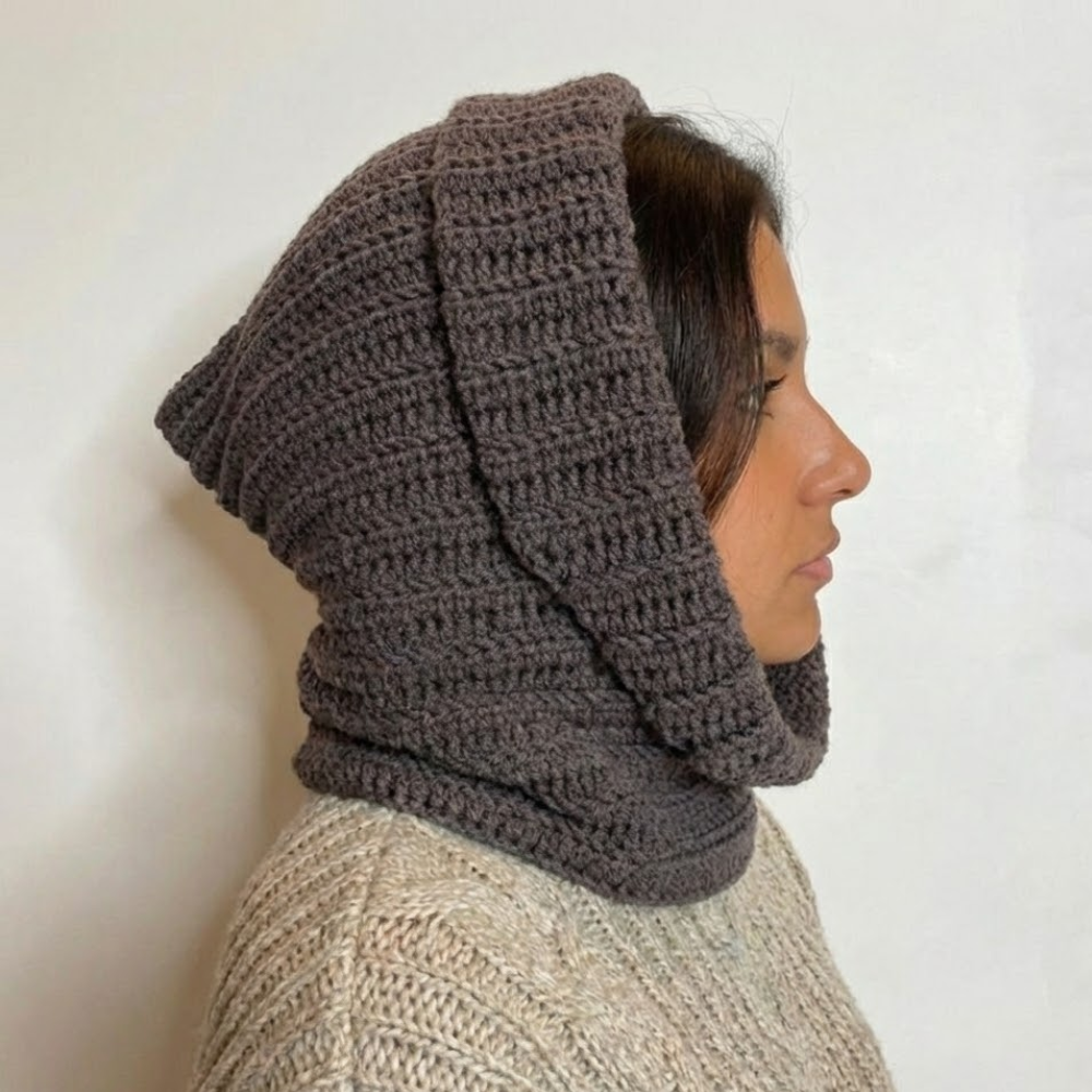 Cozy Hooded Cowl Crochet Pattern