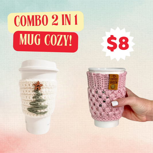 2-in-1 Mug Cozy Crochet Pattern
