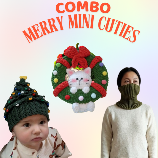 3 in 1 Merry Mini Cuties Crochet Pattern