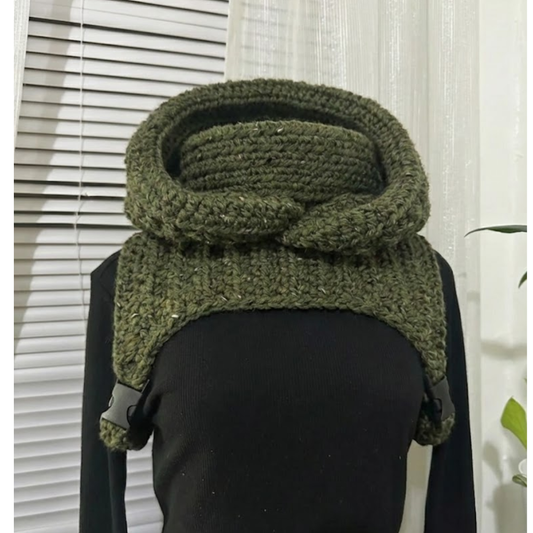 Forest Guardian Hooded Cowl Crochet Pattern