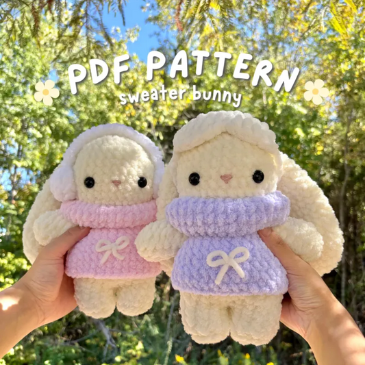 Winter Bunny 2 in 1 Crochet Pattern