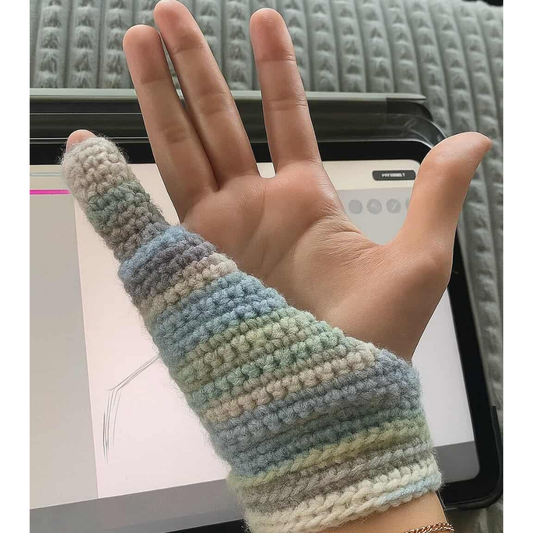 Dreamy Pastel Pinky  Glove Crochet Pattern