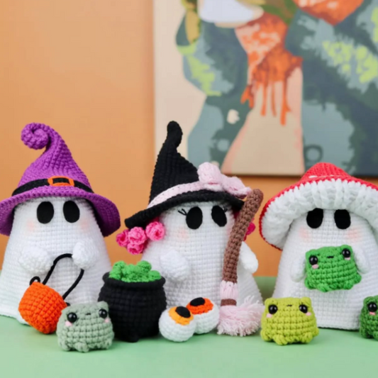 Froggy Friend Ghost Crochet Pattern