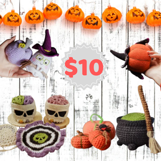 Haunted Halloween Crochet Pattern Set