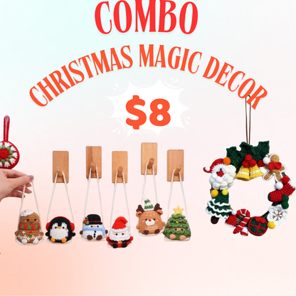 2-in-1 Christmas Magic Decor Crochet Pattern