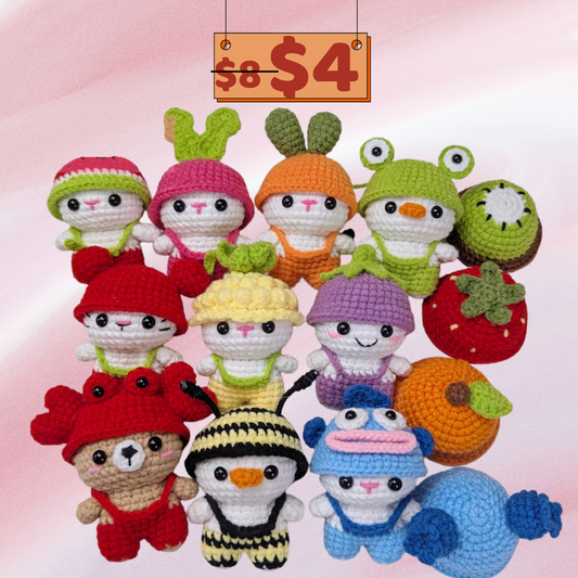 Changeable Outfit Doll Crochet Pattern