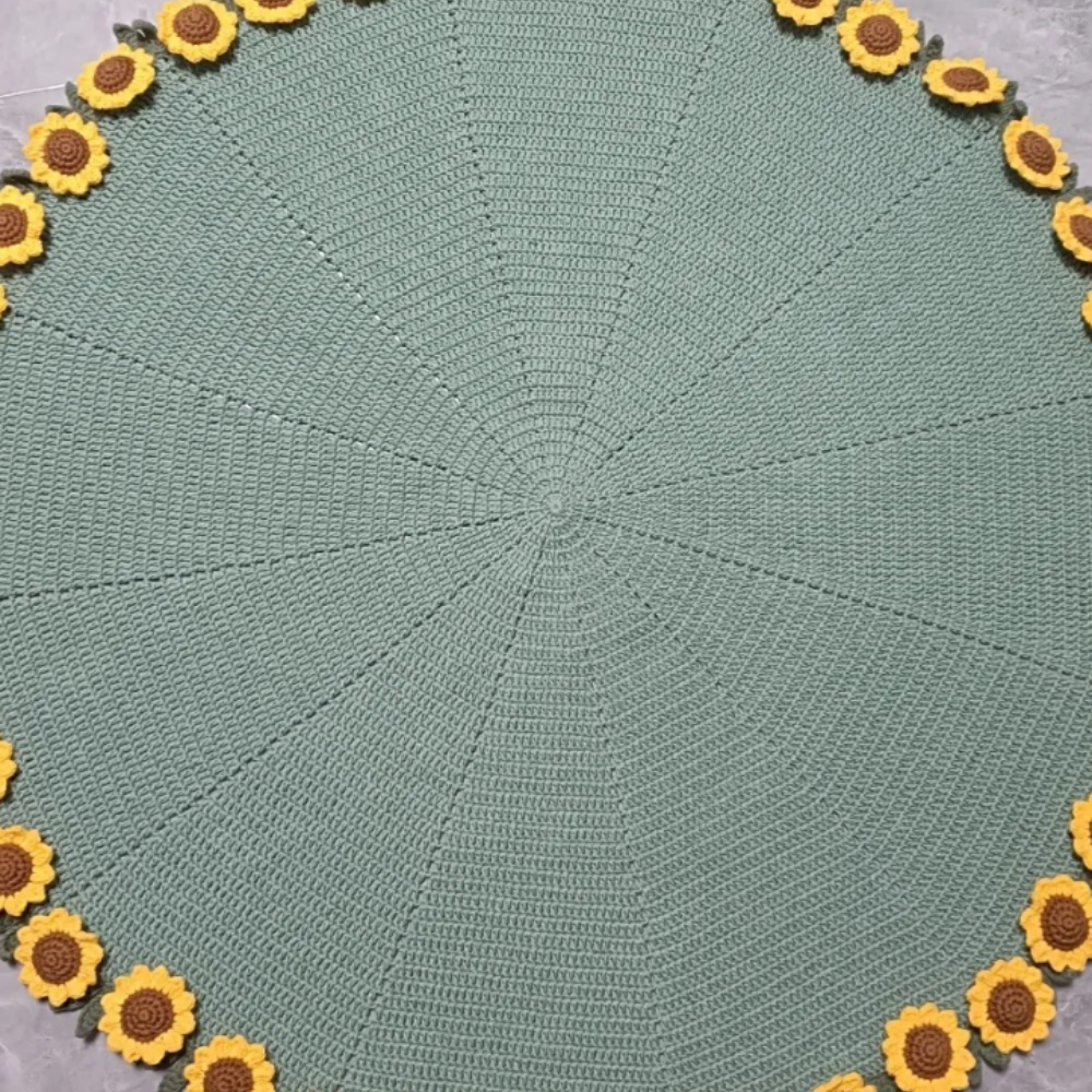 Sunny Petals Blanket Crochet Pattern