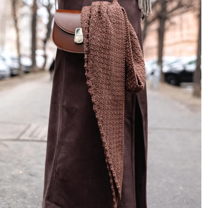 2 in 1 Hooded Scarf & Slippers Crochet Pattern