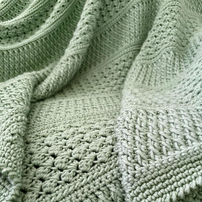 Field and Forest Crochet Throw Crochet Pattern