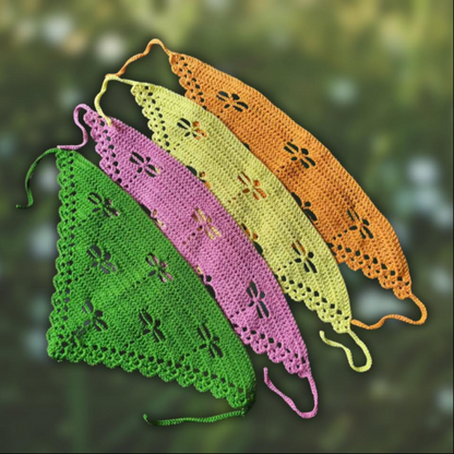 Dragonfly Bandana Crochet Pattern
