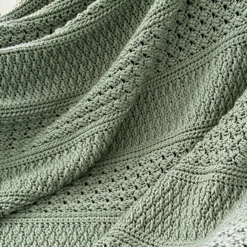 Field and Forest Crochet Throw Crochet Pattern