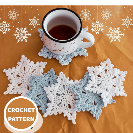 Snowflake Coaster Crochet Pattern