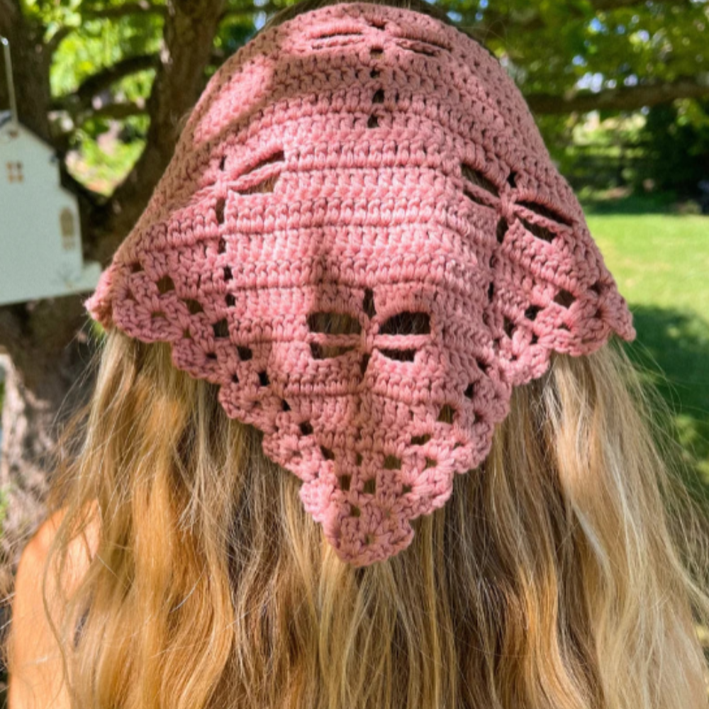 Dragonfly Bandana Crochet Pattern