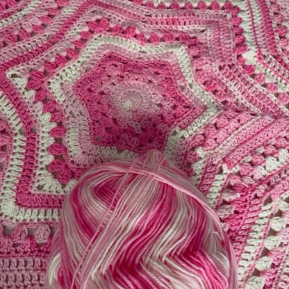 Sweet Starburst Blanket Crochet Pattern