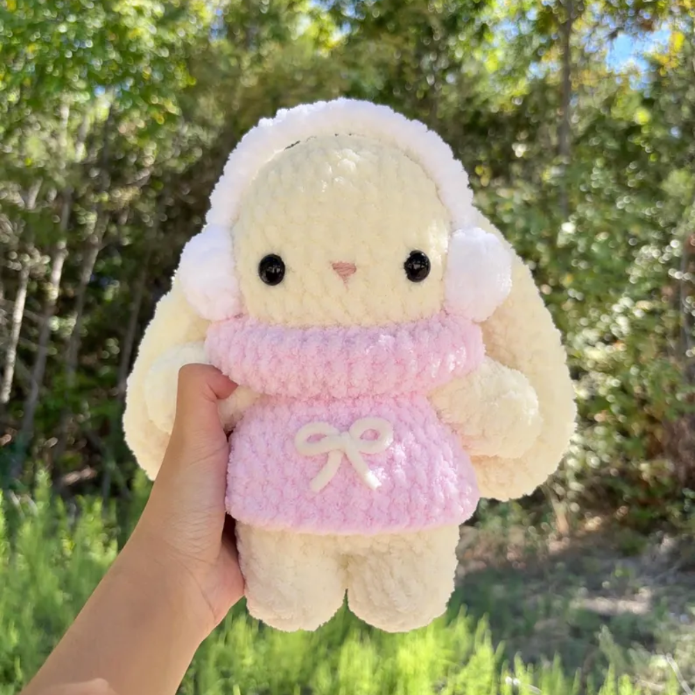 Winter Bunny 2 in 1 Crochet Pattern