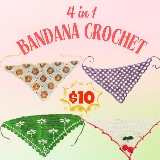 4-in-1 Bandana Crochet Pattern