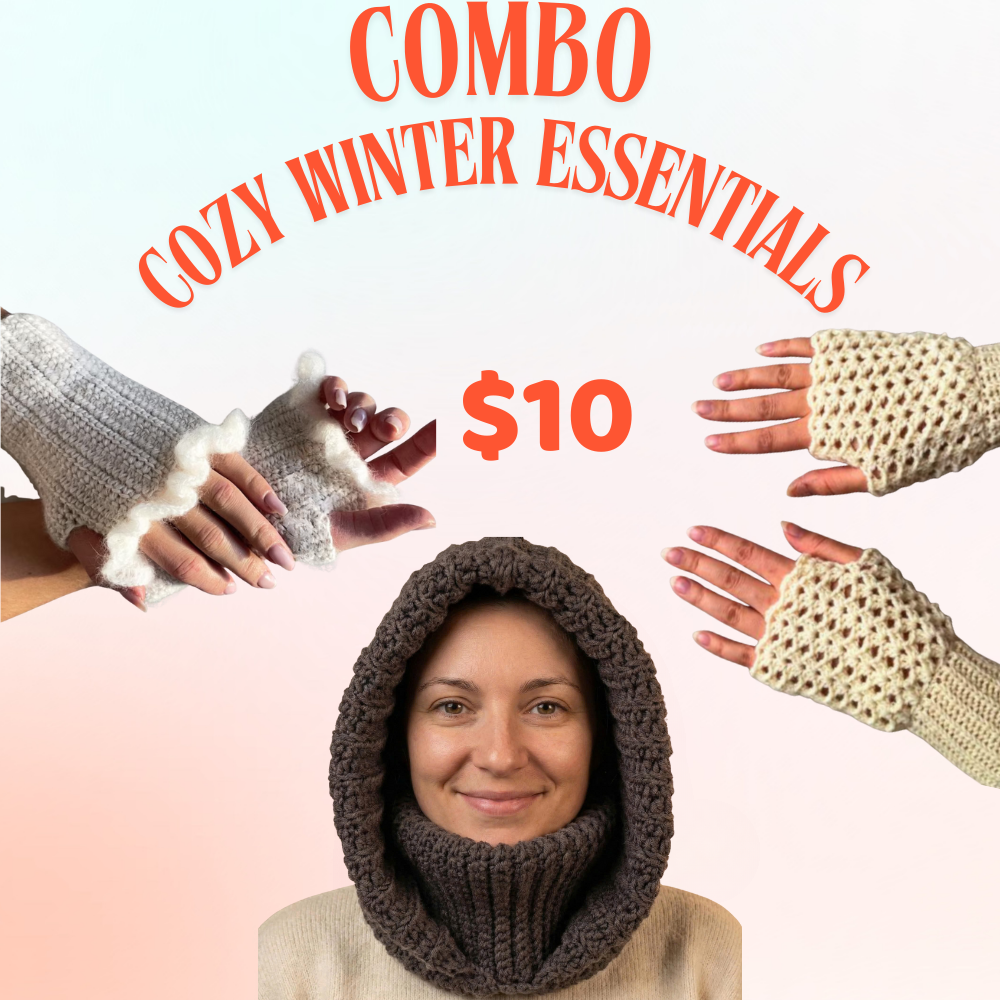 3-in-1 Cozy Winter Essentials Crochet Pattern