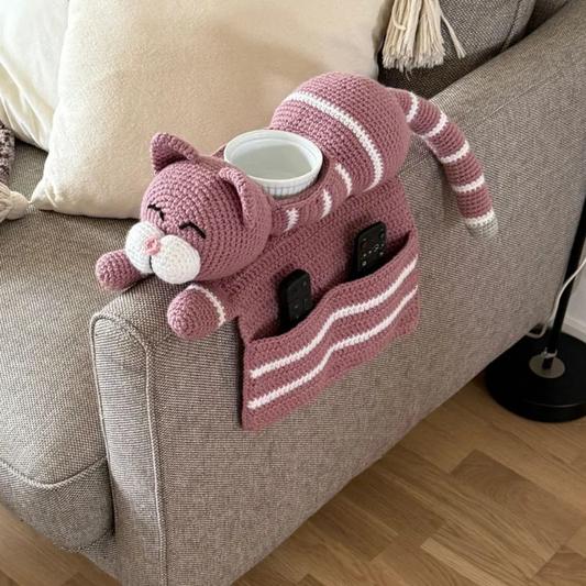 Snuggle Cat Caddy Crochet Pattern