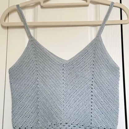Silver Breeze Crochet Top Crochet Pattern