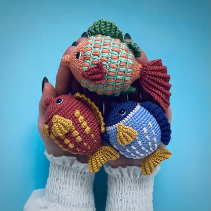 Ocean Fish Fantasy Crochet Pattern Set