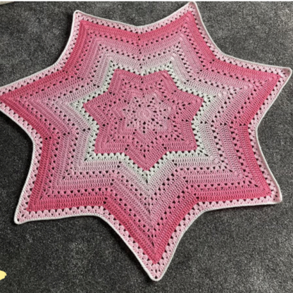 Sweet Starburst Blanket Crochet Pattern