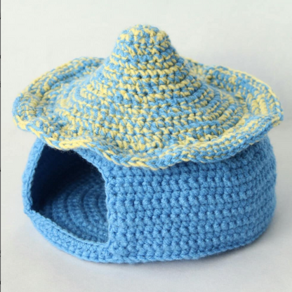 2-in-1 Cat House Crochet Pattern Set